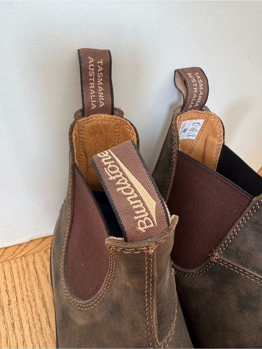 Blundstone 585 Classic Chelsea Boots Mens 10 US Rustic Brown AUS 9 - Picture 8 of 16
